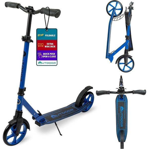 Outdoor Cruiser Kick Scooter for Ages 6+, for Kids, Teens